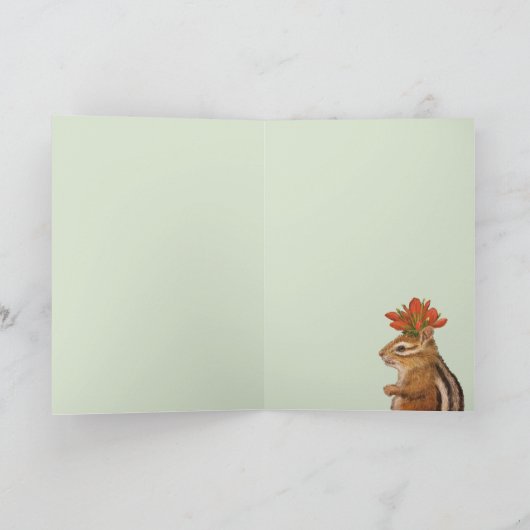 Greta la carte chipmunk (Intérieur)