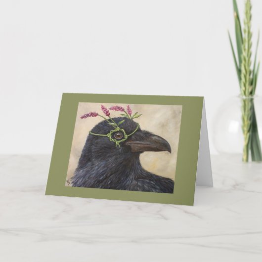 "Greta" la carte corbeau (Devant)