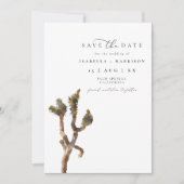 GRETA Waterverf Joshua Tree Photo Save the Date I Kaart (Voorkant)