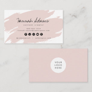 GRETCHEN Blush Smudge modern klein merk Visitekaartje