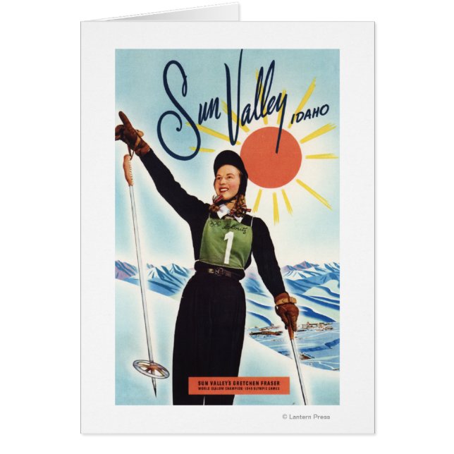 Gretchen Fraser Advertisement Poster (Voorkant)