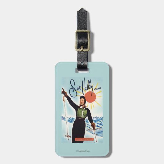 Gretchen Fraser Advertisement Poster Bagagelabel (Voorkant verticaal)