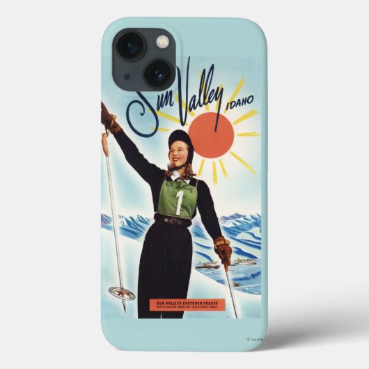Gretchen Fraser Advertisement Poster Case-Mate iPhone Case (Achterkant)