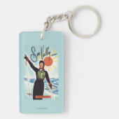 Gretchen Fraser Advertisement Poster Sleutelhanger (achterkant)