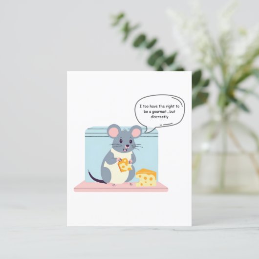 gretige kleine muis (Staand voorkant)