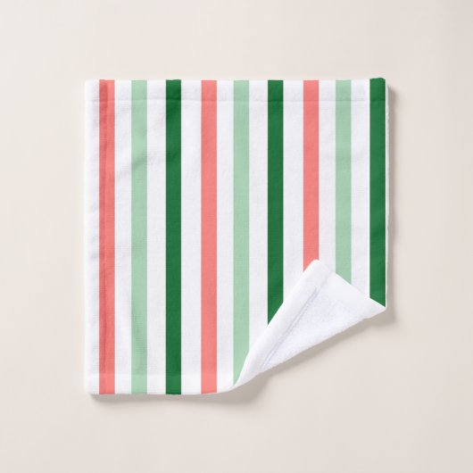 Grèves de Noël sur le vert (Gant de toilette)