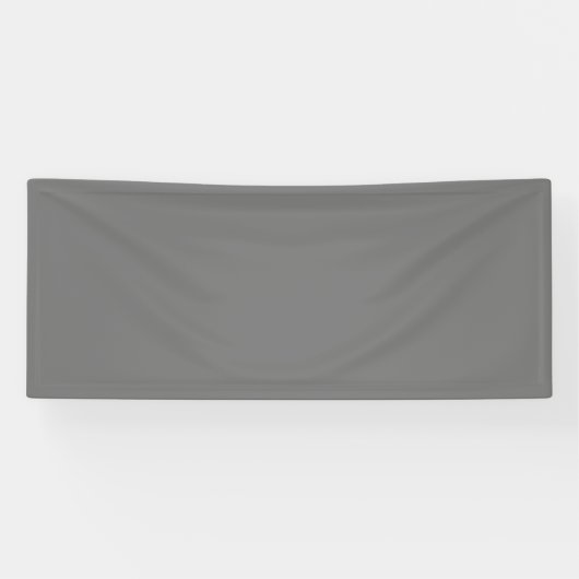 Grey #767676, Gunak Vinyl Banner (Horizontaal)