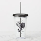 Grey Alien, de waarheid is er Acryl Drinkbeker (Voorkant)