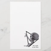 Grey Alien, de waarheid is er Briefpapier (Achterkant)