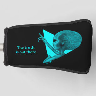 Grey Alien, de waarheid is er Golfheadcover