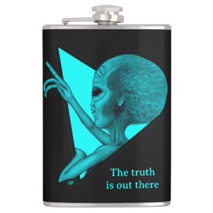 Grey Alien, de waarheid is er Heupfles