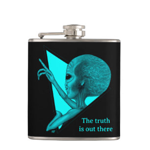 Grey Alien, de waarheid is er Heupfles
