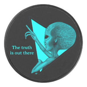 Grey Alien, de waarheid is er Hockey Puck