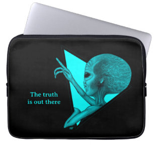 Grey Alien, de waarheid is er Laptop Sleeve