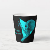 Grey Alien, de waarheid is er Latte Mok (Voorkant)