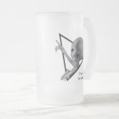 Grey Alien, de waarheid is er Matglas Bierpul (Voorkant rechts)