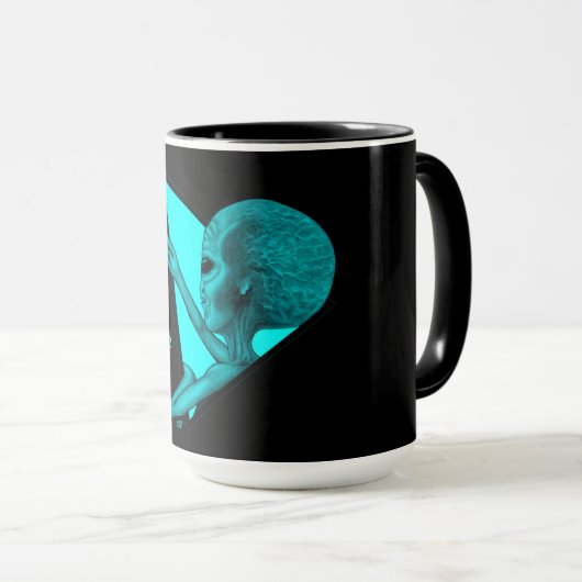 Grey Alien, de waarheid is er Mok (Voorkant rechts)