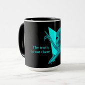 Grey Alien, de waarheid is er Mok (Voorkant links)