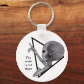 Grey Alien, de waarheid is er Sleutelhanger (Voorkant)
