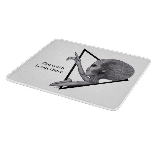 Grey Alien, de waarheid is er Snijplank (Hoek)