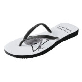 Grey Alien, de waarheid is er Teenslippers (Schuin)