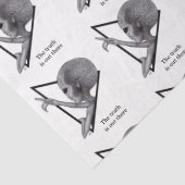 Grey Alien, de waarheid is er Tissuepapier (Detail)