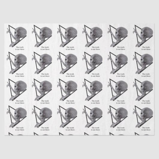 Grey Alien, de waarheid is er Tissuepapier (Voorkant)