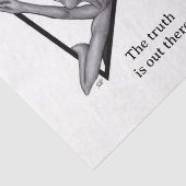 Grey Alien, de waarheid is er Tissuepapier (Detail)