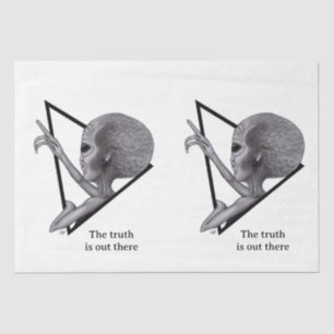 Grey Alien, de waarheid is er Tissuepapier