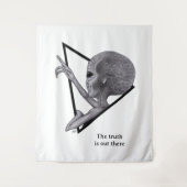 Grey Alien, de waarheid is er Wandkleed (Voorkant)