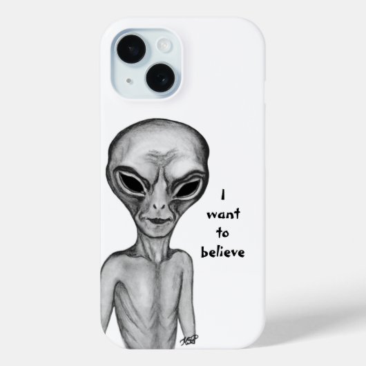 Grey Alien, ik wil geloven Case-Mate iPhone Case (Achterkant)