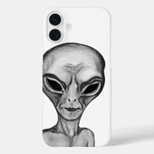Grey Alien, ik wil geloven iPhone 16 Plus Hoesje
