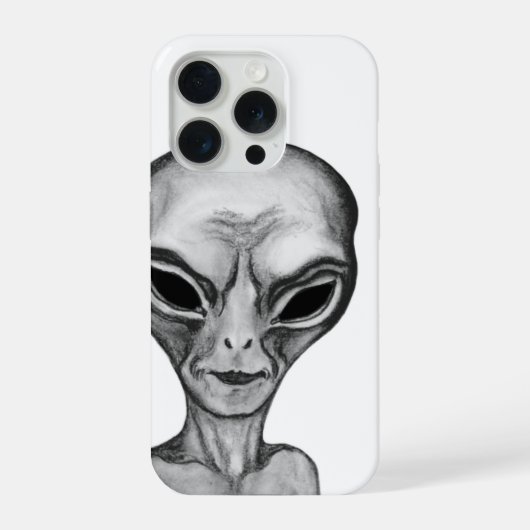 Grey Alien, ik wil geloven iPhone Hoesje (Achterkant)