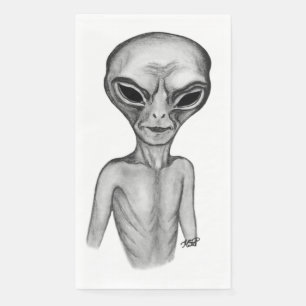 Grey Alien, ik wil geloven Servet
