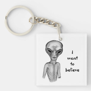 Grey Alien, ik wil geloven Sleutelhanger