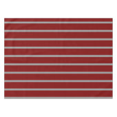 Grey and Burgundy Pattern Tafelkleed (Voorkant (Horizontaal))