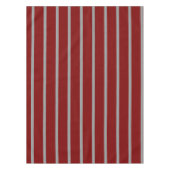 Grey and Burgundy Pattern Tafelkleed (Voorkant)