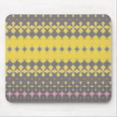 Grey and Yellow Stylish Mouse pad Muismat (Voorkant)
