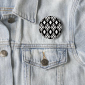 Grey Argyle Preppy Button (In situ)