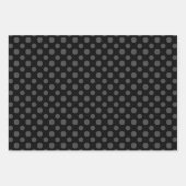 Grey & Black Multi-Pattern Wrapping Paper Sheets (Voorkant 3)