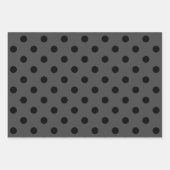 Grey & Black Wrapping Paper Sheets (Voorkant)