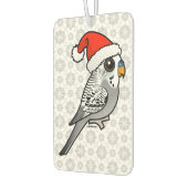 Grey Budgie Santa Claus Luchtverfrisser (Links)