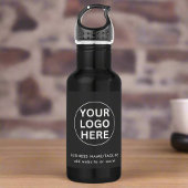 Grey Business Logo Promotie Professioneel Waterfles