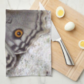 Grey Butterfly Afbeelding - Keuken Theedoek (Quarter Fold)