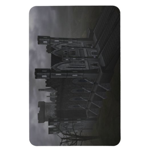 Grey Castle Magnet (Vertical)
