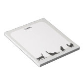 Grey Cat Notitieblok (Schuin)