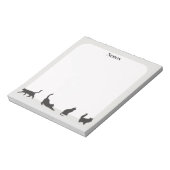 Grey Cat Notitieblok (Gedraaid)