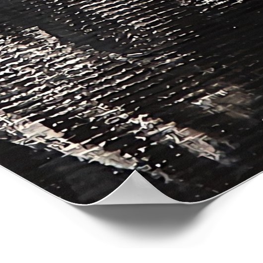 Grey City Abstract Print, Value Poster Paper  (Coin)