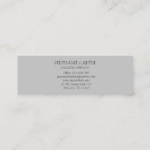 Grey Cleaning Services Company Mini Visitekaartje (Achterkant)