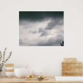 Grey Clouds-Poster Poster (Keuken)